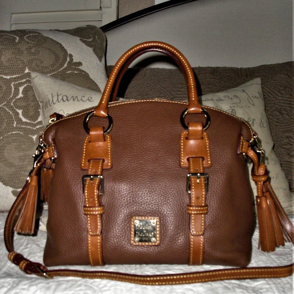 Dooney & Bourke Bristol Pebble Leather Satchel